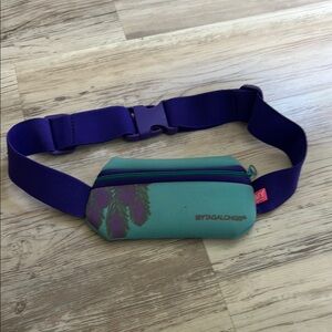 Teal and Purple MYTAGALONGS Fanny Pack